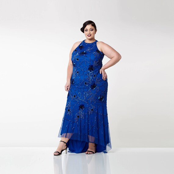 Royal Blue High Low Dress