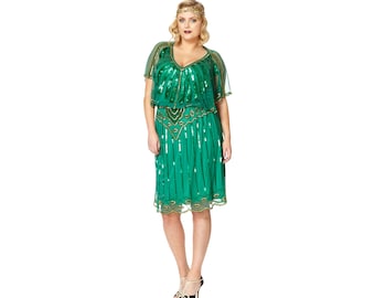 Mint Green Lace Flapper Dress, 1920s Great Gatsby Style - Etsy