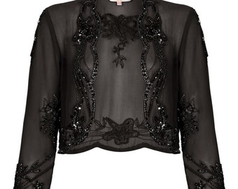 Beaded Shrug - Etsy Australia
