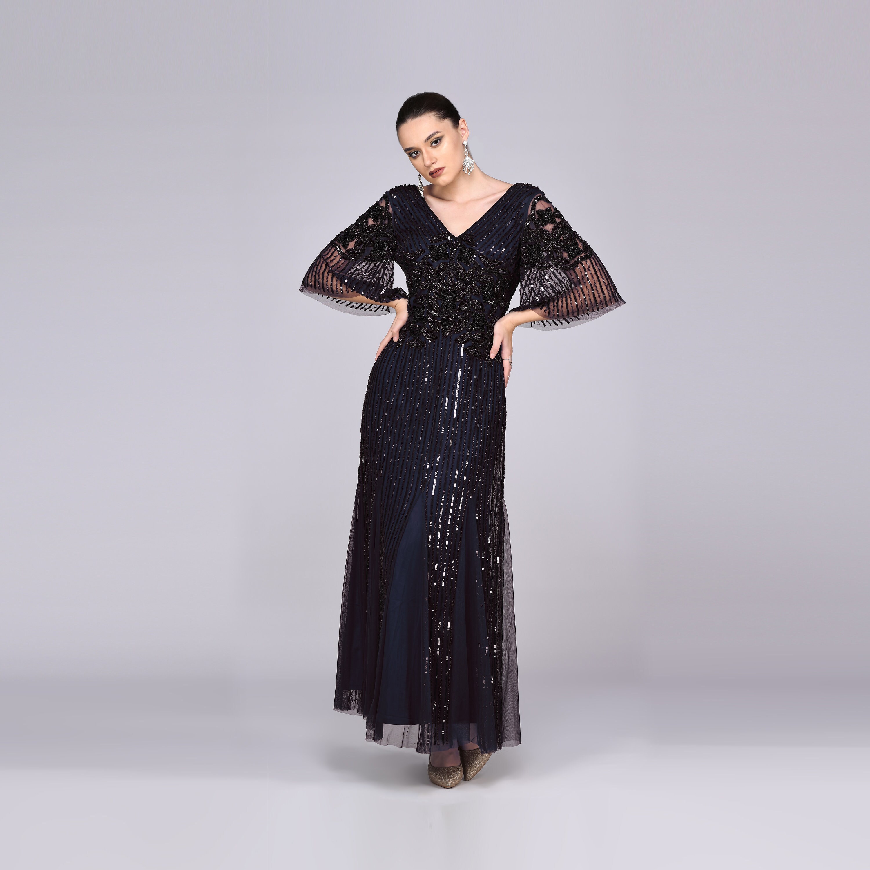 maxi dress for wedding reception