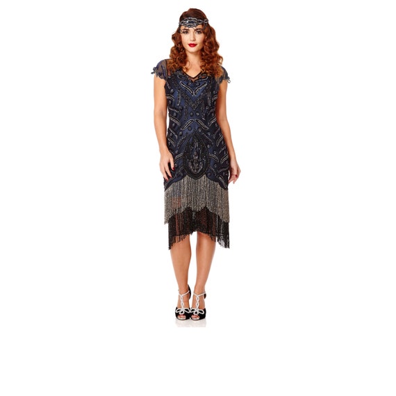 Navy gatsby dress hot sale