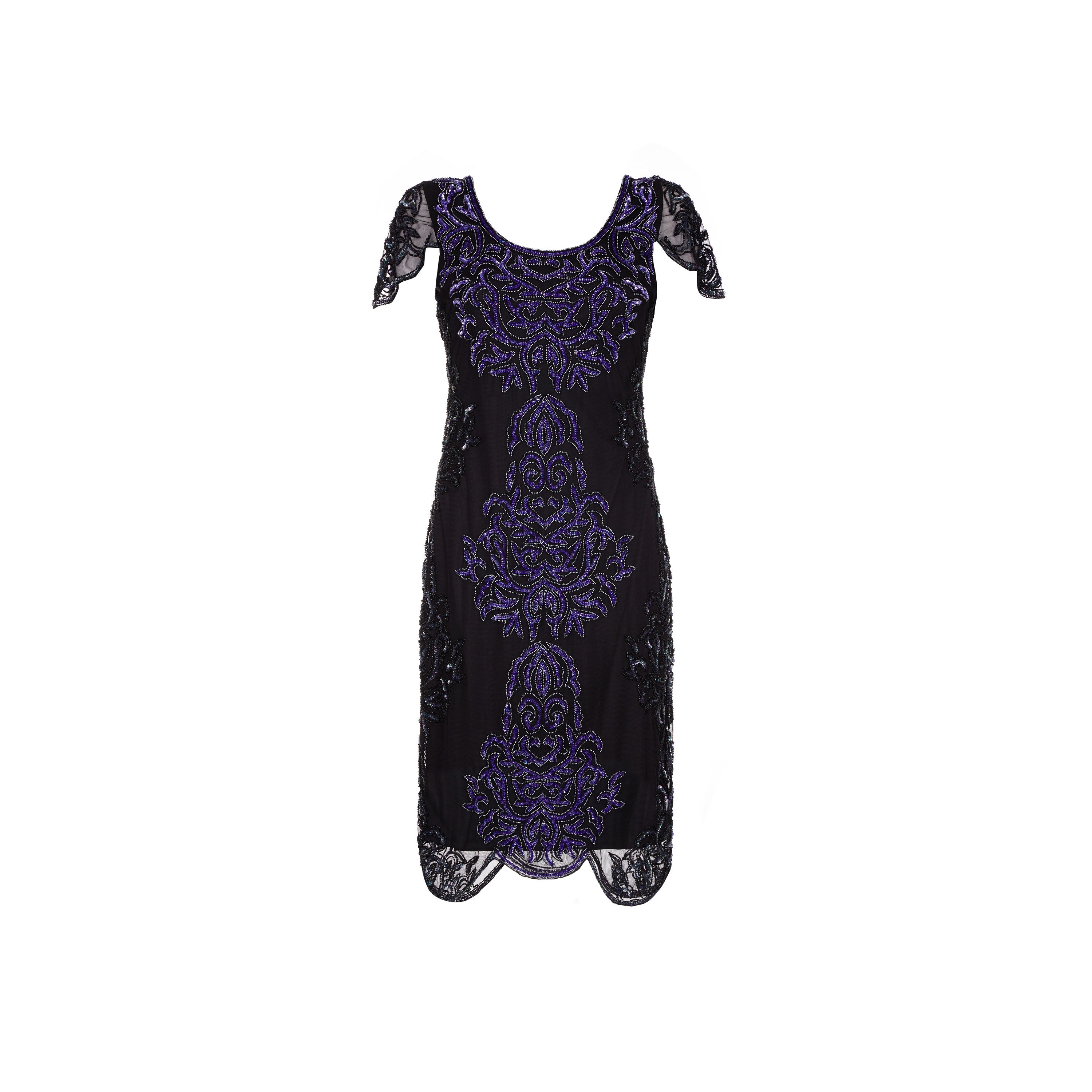 purple gatsby dress