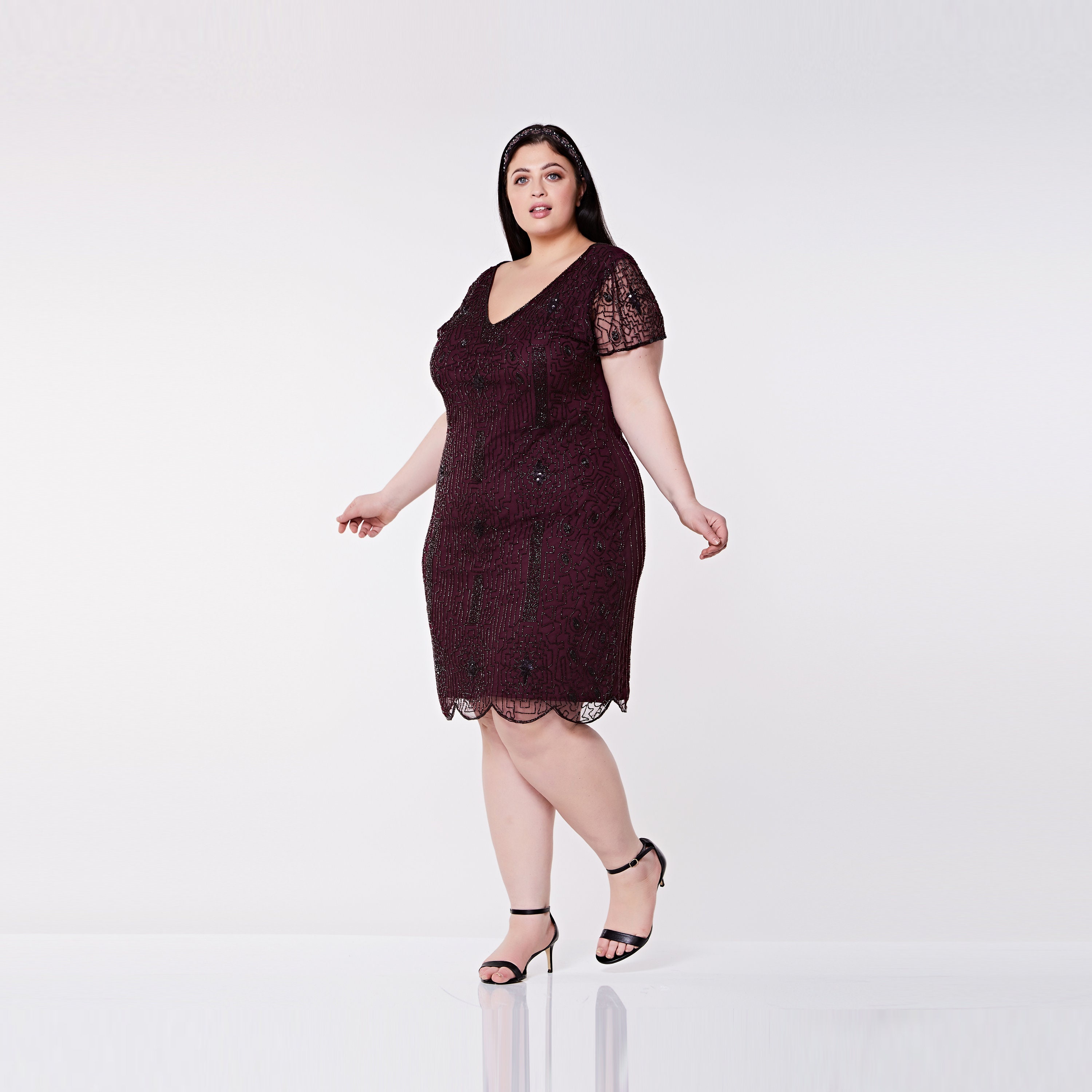 flattering flapper dress