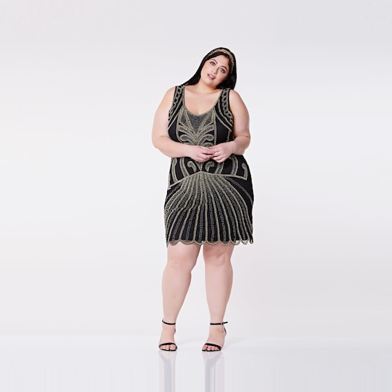 cheap flapper dresses plus size