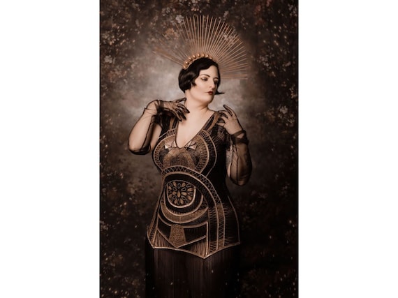 Plus Size Mary Black Gold Fringe Flapper Dress Slip Included 20s Great Gatsby Art Deco Charleston Downton Abbey Bridesmaid Wedding Plus Size Mary Black Gold Fringe Flapper Dress Slip Included 20s Great Gatsby Art Deco Charleston Downton Abbey Bridesmaid Wedding