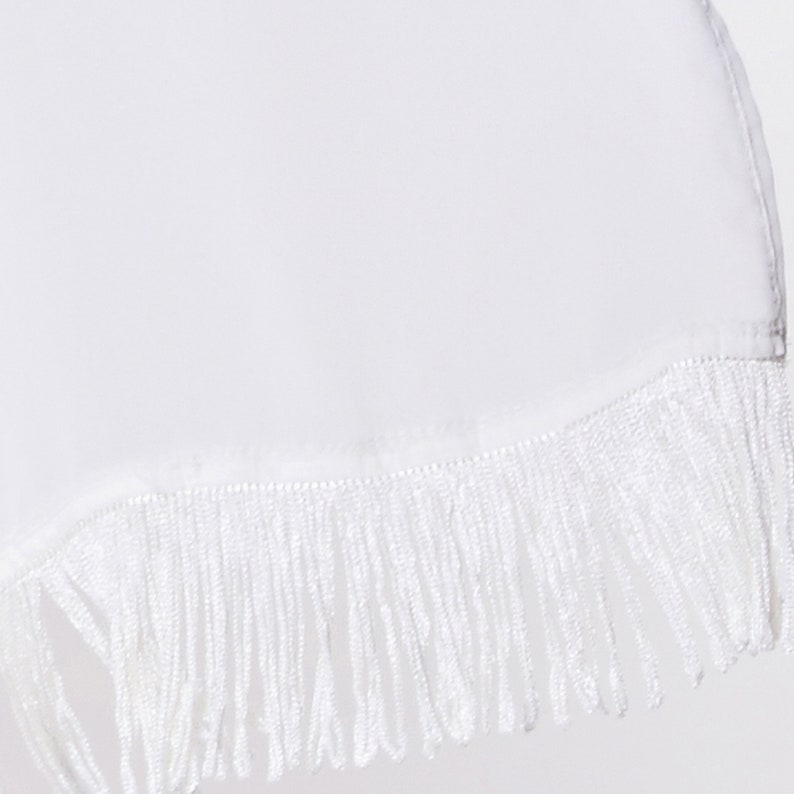 Canada Duty Free Shipping Abigail Off White Fringe Shawl Cape Bolero Shrug with Beaded Armhole 20s Great Gatsby Flapper Art Deco Hand made