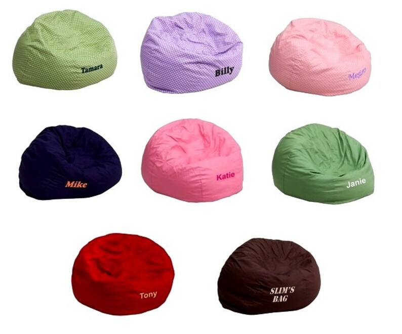personalized bean bag chairs