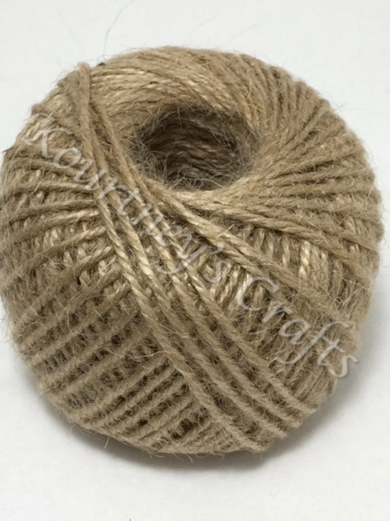 Jute Twine Cord Non-Polished 2mm 10 mix color 10 yards each color 100yds total