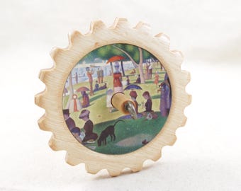 Inlay A Sunday on La Grande Jatte gear spindles