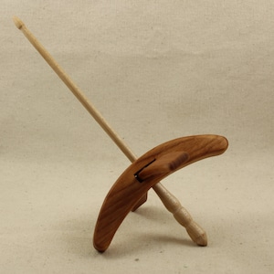 Cherry Standard Turkish Drop Spindle 4.5 inch arms 8 inches tall