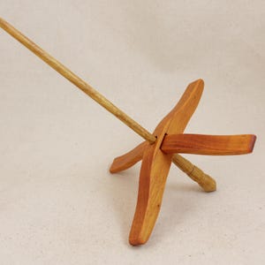 Planador Osage Orange Full Size Turkish Drop Spindle