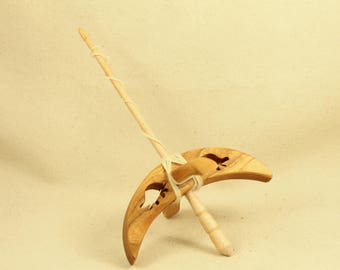 Cut-out Turtle Turkish Drop Spindle