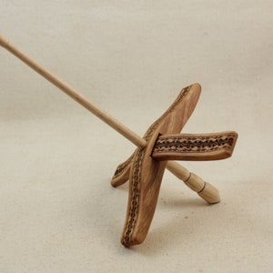 Medium Turkish Delight 1 Cherry Glider Turkish Drop Spindle