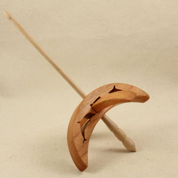 Cut-out Dolphin Turkish Drop Spindle