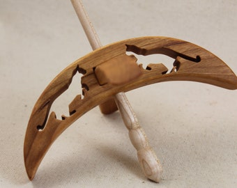 Cut-out Cat Turkish Drop Spindle