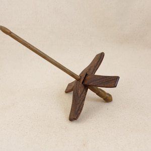 Vera/Bocote Mini Glider Turkish Drop Spindle