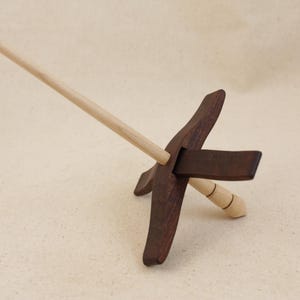 Imbuia Mini Glider Turkish Drop Spindle