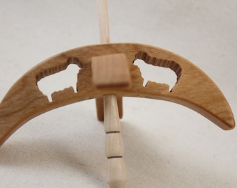 Cut-out Sheep Turkish Drop Spindle