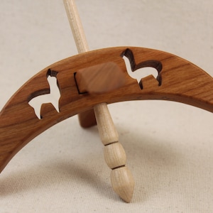 Cut-out Alpaca Turkish Drop Spindle