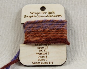 Wraps per inch gauge