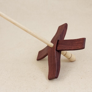 Mini planador Purpleheart de 5/8&quot; com fuso de queda turco