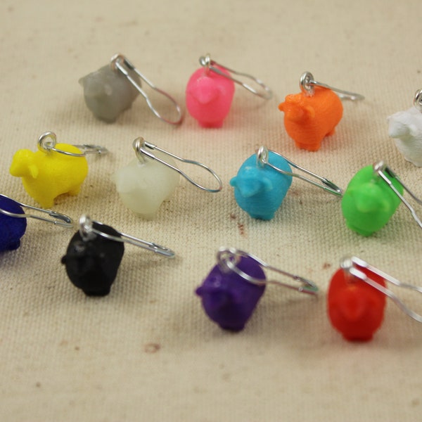 3D Printed Sheep Stitch Markers