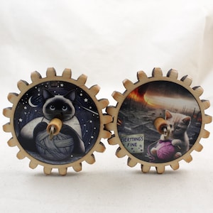 Inlay sublimated gear spindles