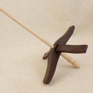 Imbuia Medium Glider Turkish Drop Spindle
