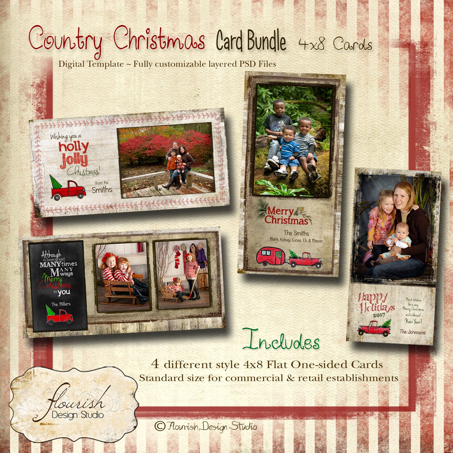 Custom Christmas Card Photo Album Personalized Christmas Card Album  Christmas Card Gift Christmas Card Holder Gift for Mom Gift for Sister 