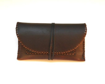 Leather tobacco pouch