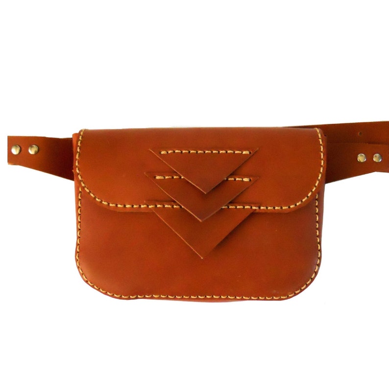 Jocelyn LEATHER HIP BAG / Handmade Hip Purse / Leather Pocket Belt Etsy