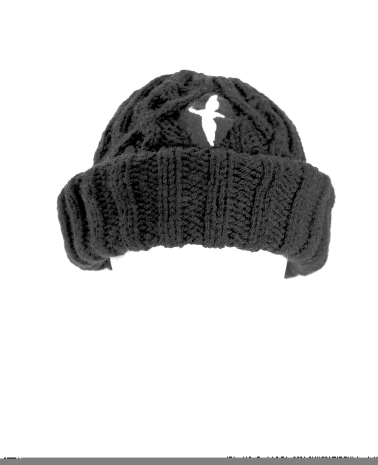 Heron Watch Cap, Brotherband Chronicles, Black Knit Hat in