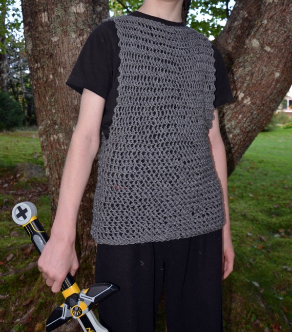 Faux Chain Mail Hauberk a Knitted Maille Shirt for Your - Etsy