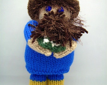 Tom Bombadil, Oldest of the Old, a hand knit caretaker of the Old Forest, Middle Earth collection