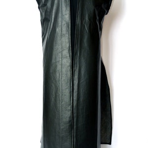 Surcoat, Medieval, Renaissance Viking, in Black Faux Leather for ...