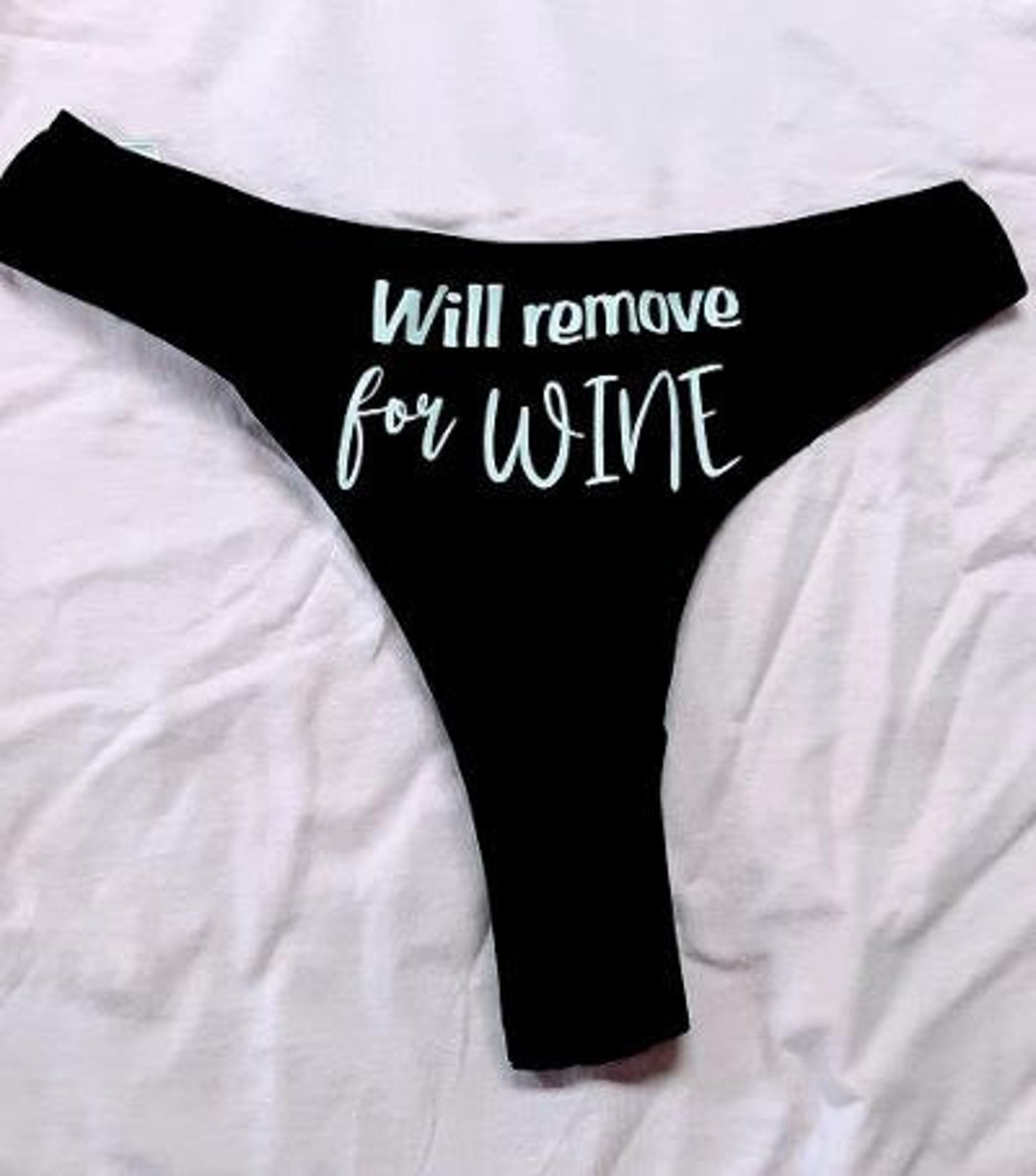 Sexy Funny Panties, Will Remove for Wine Underwear, Fun Naughty 5 Colors  Available, Womens Underwear men's Underwear Will Remove for Beer 