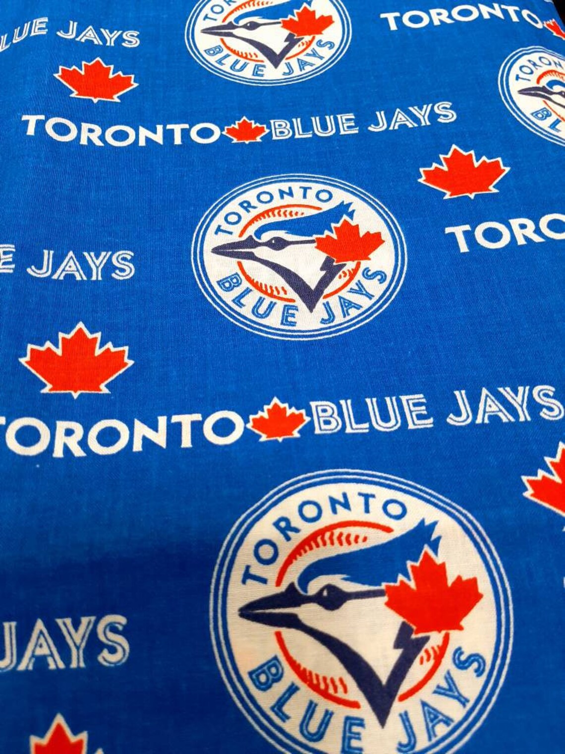Toronto Blue Jays Fabric/ Material 100 Cotton. Fat Quarter Etsy