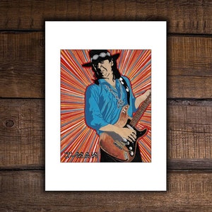 Stevie Ray Vaughan Painting - Etsy