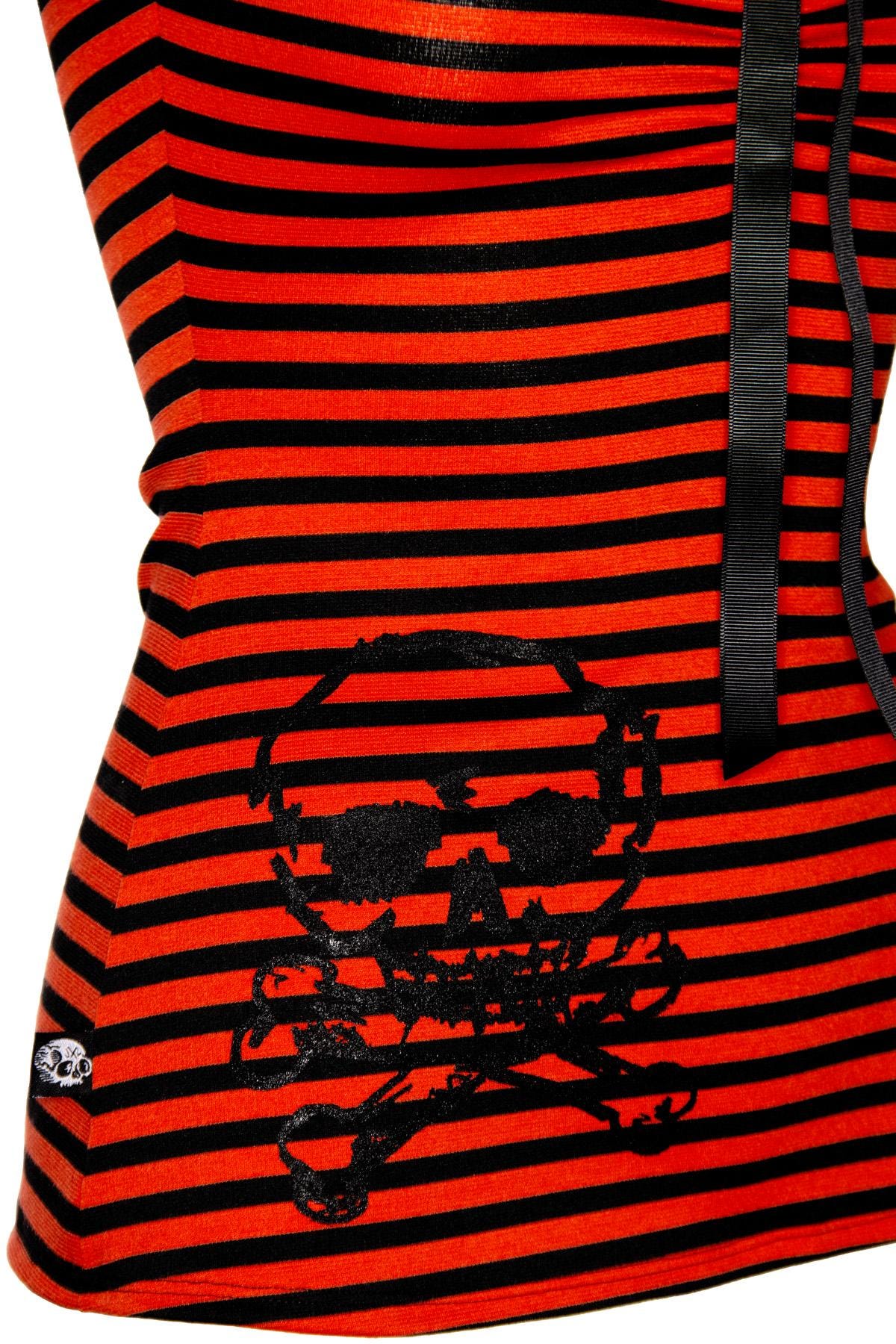Avril Tank Classic Original Red and Black Stripe - Etsy