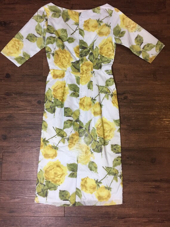 yellow rose dress
