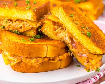 Receta de pollo a la barbacoa con queso a la plancha - Descarga digital