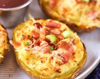 Receta fácil de papas al horno en freidora de aire - Descarga digital