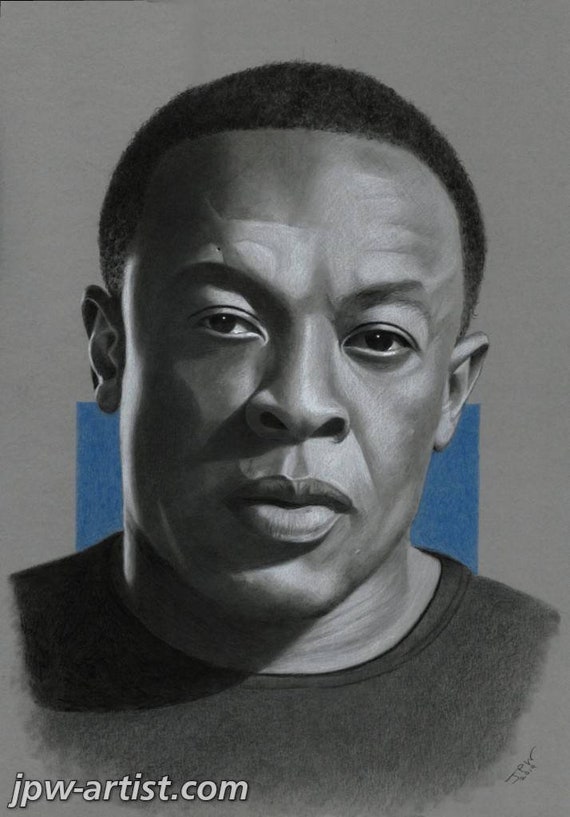Dr Dre Drawing - Dr Dre Portrait - Original Drawing - Dr Dre Artwork - Rap  Legend - Pencil Art - Pencil Portrait - Rap Music - NWA - 90s Rap