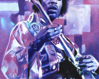 Jimi Hendrix - Jimi Hendrix Drawing - Original Drawing - Music Icon - Pencil Drawing - Urban Art - Abstract - Jimi Hendrix Experience