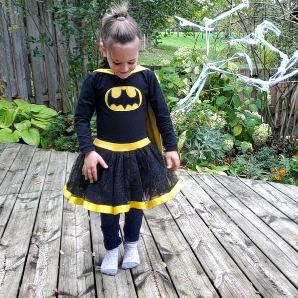 Bat girl dress costume