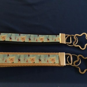 Tinkerbell Key Fob with Flower Key Ring