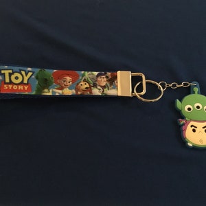 Toy Story Key Fob with Buzz and Alien Key chain deco