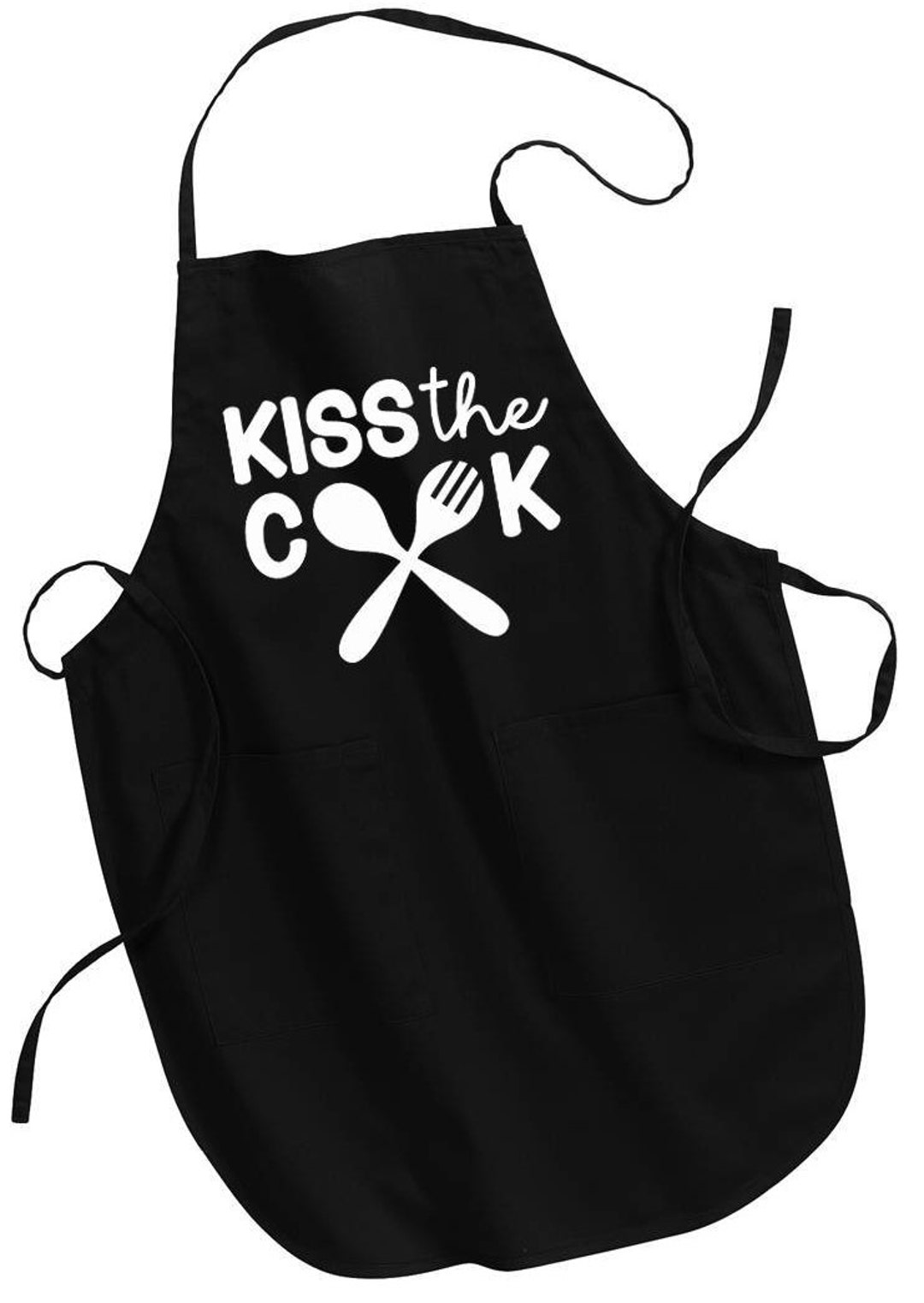 Kiss the Cook Apron Apron Cook Apron Chef Apron Etsy