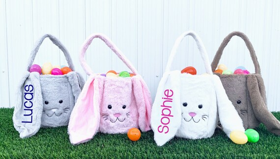 Plush easter basket clearance