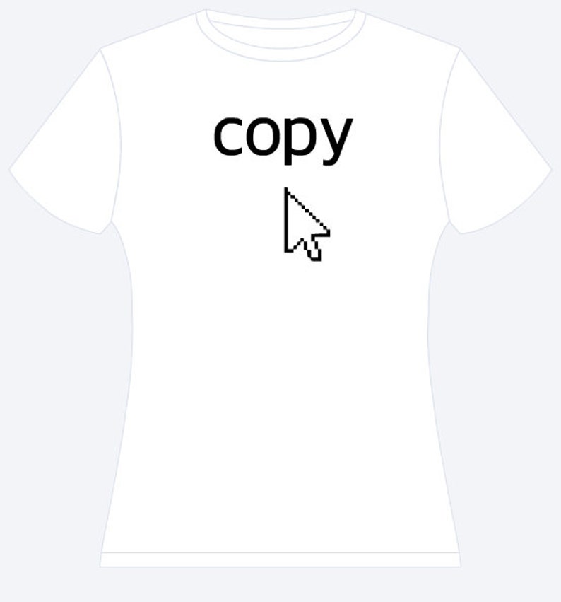 Copy/Paste Shirt Copy Shirt Paste Shirt Personalized Shirt - Etsy.de